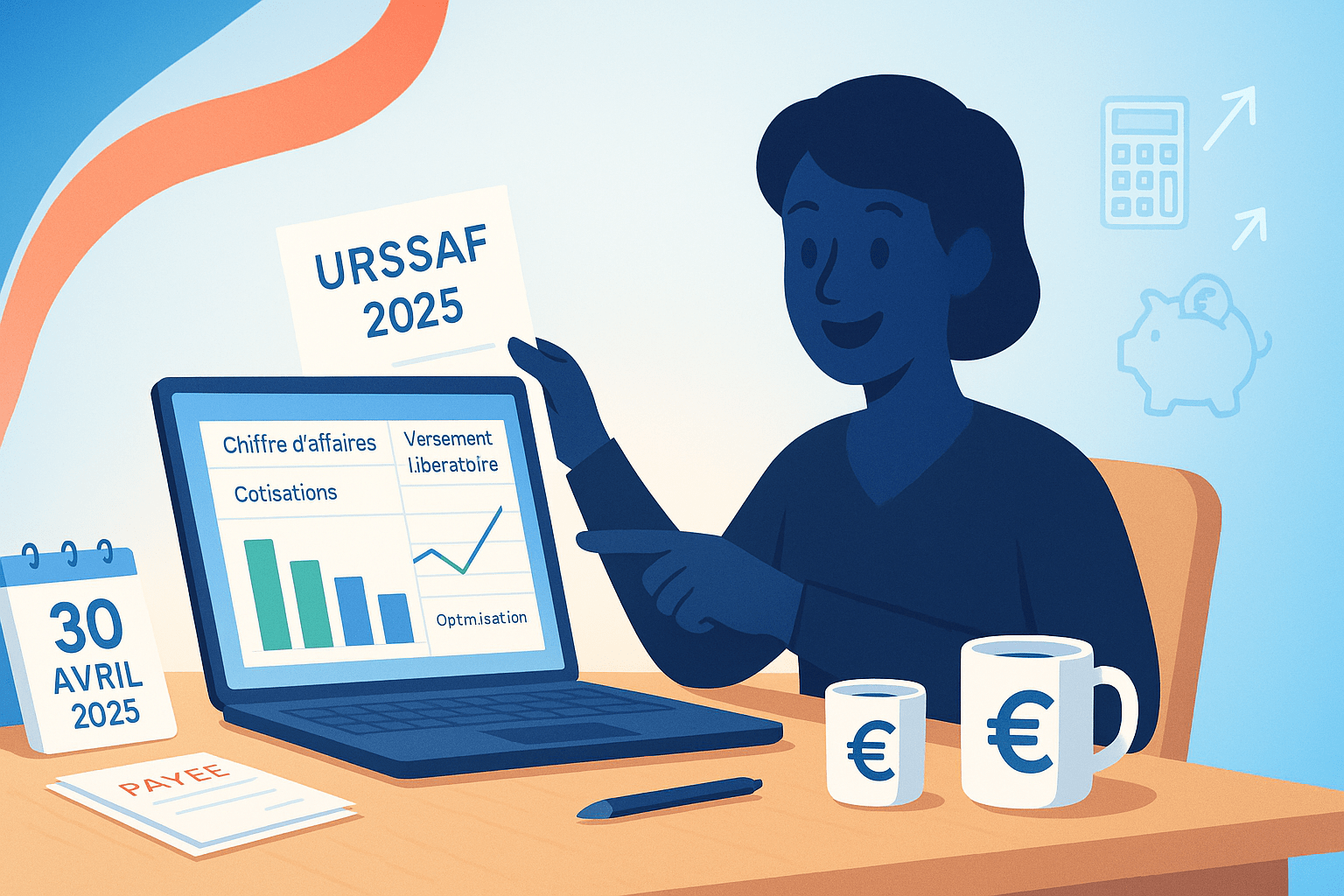 Cotisations URSSAF auto‑entrepreneur 2025 : calcul, échéances et astuces pour payer moins